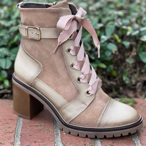 Softwaves Sahara Leather Tie Boot - Picture 2 of 10